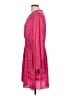 Boston Proper 100% Polyester Pink Casual Dress Size L - photo 5