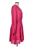 Boston Proper 100% Polyester Pink Casual Dress Size L - photo 4
