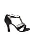 Romantic Soles Black Sandals Size 8 1/2 - photo 1