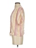 Rails Stripes Pink Short Sleeve Blouse Size S - photo 5