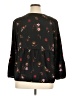 Old Navy 100% Polyester Black 3/4 Sleeve Blouse Size XL - photo 2