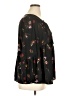 Old Navy 100% Polyester Black 3/4 Sleeve Blouse Size XL - photo 4