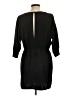 Glam Solid Black Casual Dress Size XL - photo 2