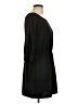 Glam Solid Black Casual Dress Size XL - photo 4
