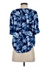 Unbranded 100% Viscose Blue Short Sleeve Blouse Size S (estimated) - photo 2