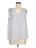 Cynthia Steffe 100% Polyester Silver Sleeveless T-Shirt Size M - photo 1