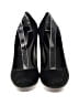 Banana Republic 100% Leather Black Heels Size 10 - photo 2