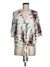 LUQ Ivory 3/4 Sleeve Blouse Size M - photo 1