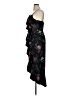 AMUR 100% Polyester Floral Black Cocktail Dress Size 14 - photo 5