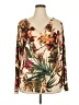 Lascana for Venus Tan Long Sleeve Blouse Size 2X - photo 1