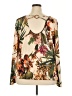 Lascana for Venus Tan Long Sleeve Blouse Size 2X - photo 2