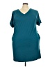 Zenana Teal Casual Dress Size 2X - photo 1