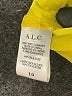 A.L.C. 100% Silk Print Yellow Cocktail Dress Size 10 - photo 8