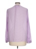 Dana Buchman 100% Polyester Polka Dots Purple Long Sleeve Blouse Size L - photo 2