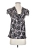 Sunny Leigh 100% Polyester Gray Short Sleeve Blouse Size S - photo 1