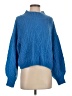 The Westside Blue Turtleneck Sweater Size XS - photo 1