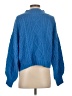 The Westside Blue Turtleneck Sweater Size XS - photo 2