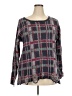 Wildfox Plaid Gray Pullover Sweater Size 2X (estimated) - photo 1
