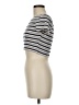Olivaceous Stripes Ivory Short Sleeve Turtleneck Size M - photo 5