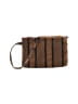 Unbranded Stripes Brown Gold Wristlet One size - photo 1