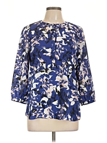 JM Collection 3/4 Sleeve Blouse (view 1)