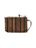 Unbranded Stripes Brown Gold Wristlet One size - photo 2
