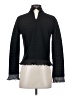 Blue Tassel Black Long Sleeve Blouse Size XS - photo 2