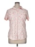Magellan's 100% Polyester Hearts Pink Short Sleeve Blouse Size XL - photo 1