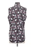 CAbi 100% Polyester Floral Black Sleeveless Blouse Size S - photo 2