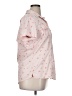 Magellan's 100% Polyester Hearts Pink Short Sleeve Blouse Size XL - photo 4