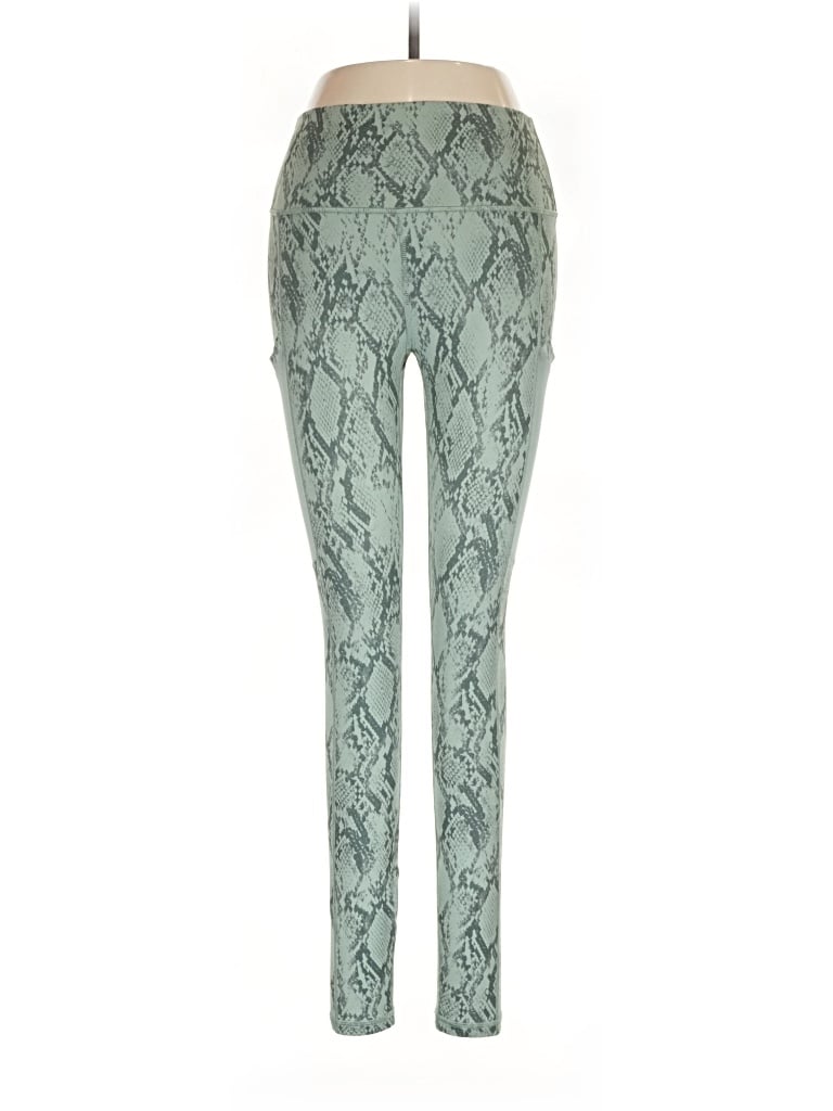 Pre-owned Fabletics Leggings In Green