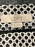 Ann Taylor LOFT Houndstooth Silver Casual Skirt Size M - photo 4