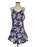 Unbranded Floral Blue Casual Dress Size S (estimated) - photo 1