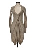 ALLSAINTS Spitalfields Metallic Tan Cocktail Dress Size 8 - photo 1