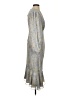 OPT 100% Polyester Gray Purple Casual Dress Size S - photo 4
