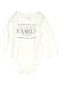 Mud Pie 100% Cotton Ivory Long Sleeve Onesie Size 0-6 mo - photo 1