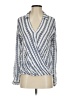 En Creme 100% Rayon Blue 3/4 Sleeve Blouse Size S - photo 1