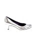 Chromatic Gallerie Metallic Silver Heels Size 10 - photo 1
