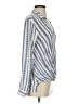 En Creme 100% Rayon Blue 3/4 Sleeve Blouse Size S - photo 4