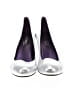 Chromatic Gallerie Metallic Silver Heels Size 10 - photo 2