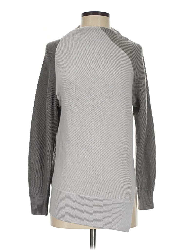 Pre-owned Club Monaco Wool Pullover Sweater In Gray