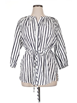 Lane Bryant 3/4 Sleeve Button Down Shirt