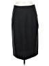 Theory Solid Black Wool Skirt Size 4 - photo 1