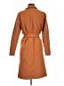Shein 100% Polyester Brown Coat Size M - photo 2