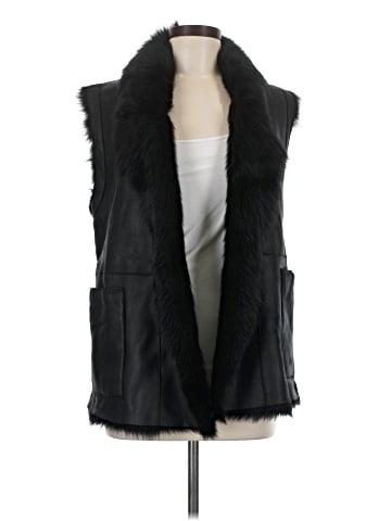 Vince. Faux Fur Vest (view 1)
