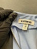 Express 100% Polyester Blue Short Sleeve Blouse Size XXS - photo 7