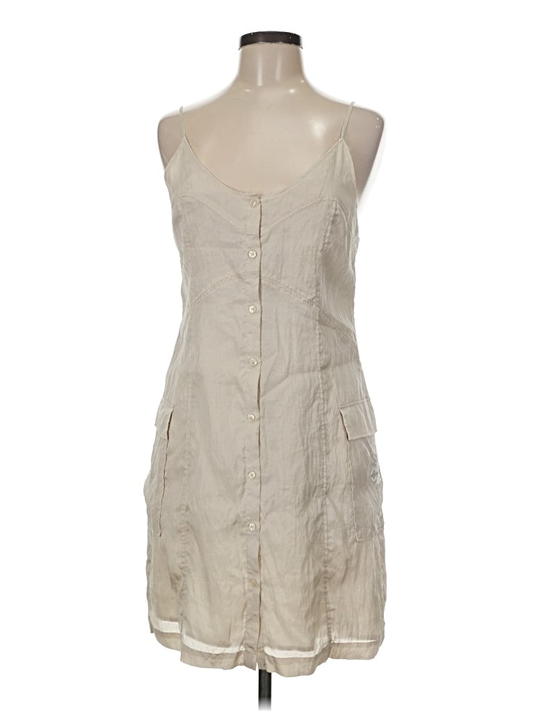 Pre-owned Calvin Klein Jeans Est.1978 Calvin Klein Jeans Casual Dress In Ivory