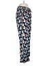 Hei Hei 100% Viscose Print Blue Casual Pants Size S - photo 4