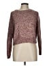 Shrinking Violet Tweed Burgundy Pullover Sweater Size L - photo 1