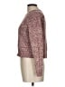 Shrinking Violet Tweed Burgundy Pullover Sweater Size L - photo 5